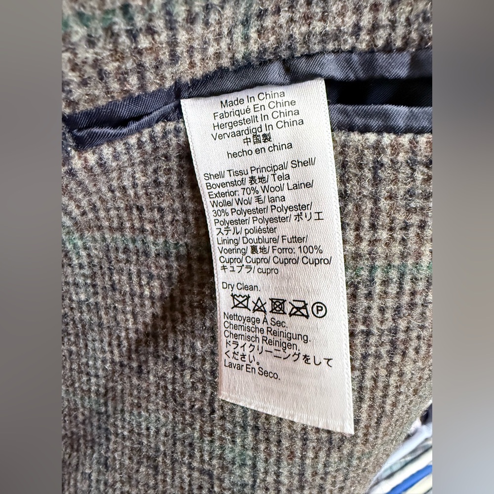NWT JCREW Rivington topcoat in wool blend - Picture 5 of 7
